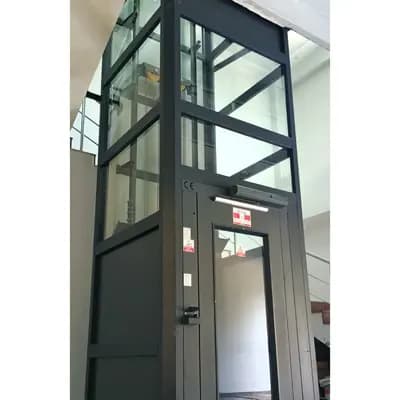 Closed Disabled Lift - OHC Makina hydraulic lift Malta